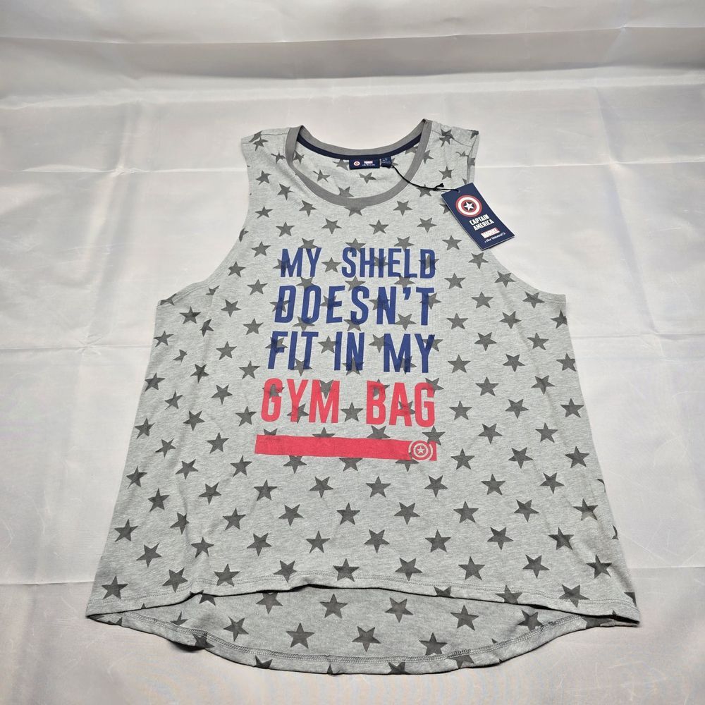 MARVEL Her Universe Captain America Tank Top size M
